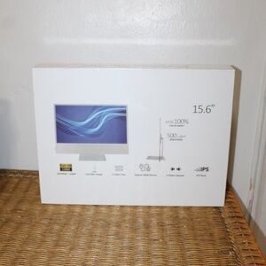 Portable Monitor with Stand 15.6".   New in the box.  Sealed